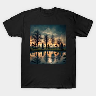 graveyard reflection T-Shirt